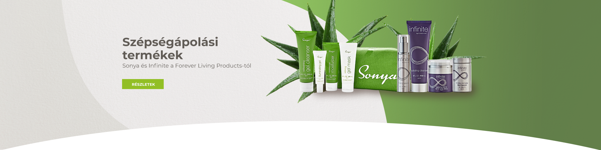 Aloe Vera szépségápolás termékek